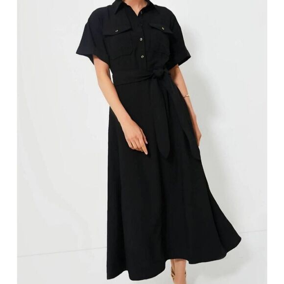 NWT Tuckernuck Black Lucienne Maxi Dress sz XS - Picture 1 of 4